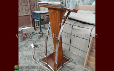 Podium Minimalis Warna Salak Model Terbaru Jepara