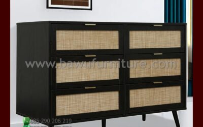 Bufet Minimalis Terbaru In Black Color