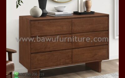 Dresser Minimalis Jati Jepara Model Terbaru