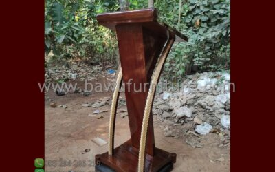 Harga Podium Kayu Jati Minimalis Model Terbaru Jepara
