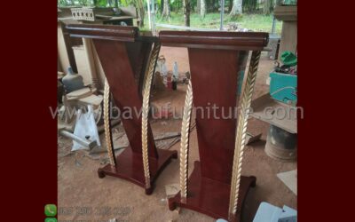 Jual Podium Kayu Jati Minimalis Model Terbaru Jepara