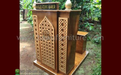 Mimbar Masjid Agung An Nur Model Minimalis Jepara
