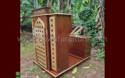 Mimbar Masjid Al Akbar Model Minimalis Jepara