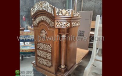Mimbar Masjid Al Muttaqin Model Ukir Jepara