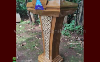 Podium Hotel Pelangi Model Minimalis Dari Kayu Jati