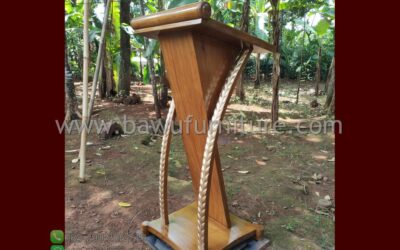Podium Kayu Jati Minimalis Model Terbaru Jepara