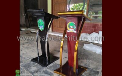 Podium Minimalis Stainless Steel Model Terbaru Jepara