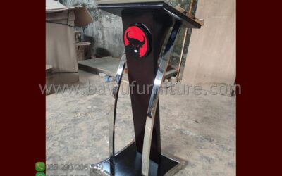 Podium Pidato Partai PDI Model Minimalis Terbaru