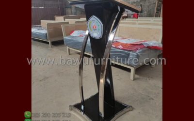 Podium Pidato SMK Mardhika Model Minimalis Terbaru