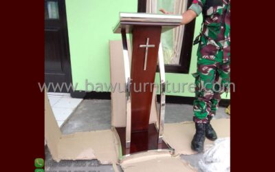 Promo Podium Minimalis Stainless Steel Model Terbaru Jepara