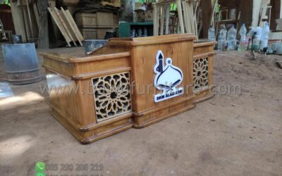 Mimbar DKM Alam Asri Model Minimalis Pendek