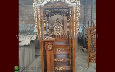 Mimbar Masjid Agung Al-Barkah Model Atap Kubah