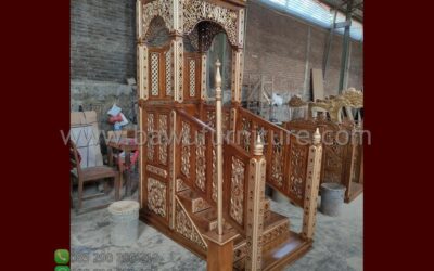 Mimbar Masjid Agung Al-Muhajirin Model Atap Kubah