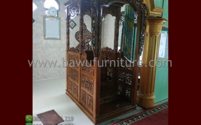 Mimbar Masjid Agung Sumenep Model Atap Kubah