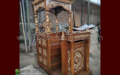 Mimbar Masjid Baitul Jannah Model Atap Kubah