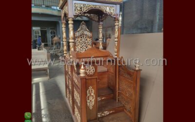 Mimbar Masjid Jami An Nur Model Atap Kubah