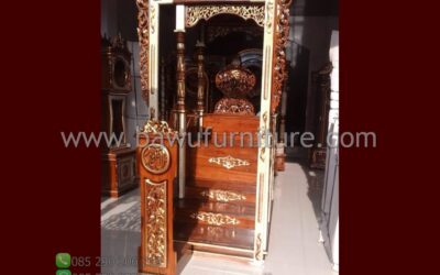 Mimbar Masjid Tiban Malang Model Atap Kubah