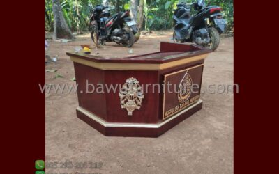 Mimbar Mushola Ishlahul Mukminin Model Minimalis Pendek