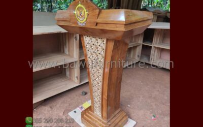 Podium Pidato BPK RI Model Minimalis Terbaru