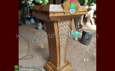 Podium Pidato Kabupaten Tangerang Model Minimalis Terbaru