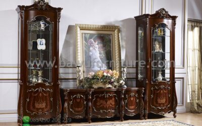 Jual Bufet TV Jati Jepara Model Eropa Terbaru