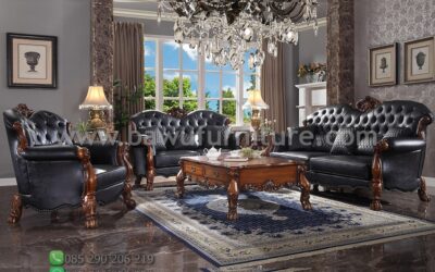 Jual Sofa Tamu Kayu Jati Model Klasik Eropa Mewah
