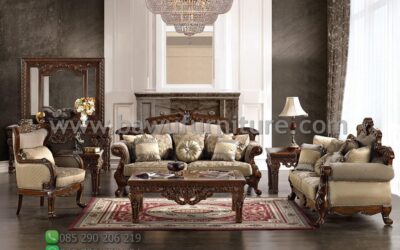 Jual Sofa Tamu Klasik Mewah Dari Kayu Jati