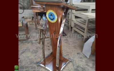 Podium Pidato Lanal Dumai Model Minimalis Terbaru