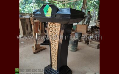 Podium Pidato TPQ Nur Rohman Dari Kayu Jati