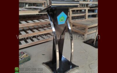 Podium Pidato Ponpes Daarul Shafa Minimalis Stainless