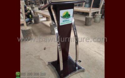Podium Mushola Jami’atul Khoiriyah Model Minimalis Stainless