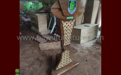 Podium Pidato BKPSDM Model Minimalis Hidrolik