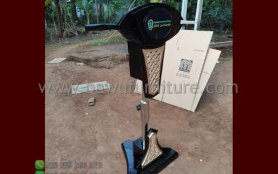 Podium Pidato Yayasan Sunanul Fitroh Model Minimalis Hidrolik