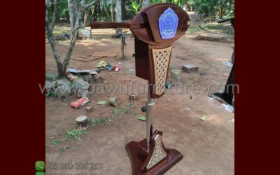 Podium Pidato Yayasan Ummul Rodhiyah Minimalis Hidrolik