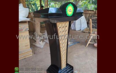 Podium Al Muchtar Islamic Boarding School Minimalis Kayu Jati