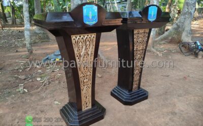 Harga Podium Pidato Jati Model Minimalis Jepara