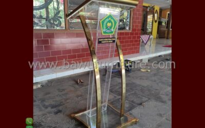 Podium Pidato Kantor Kementerian Agama Gresik Minimalis