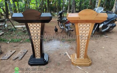 Podium Pidato Kayu Jati Murah Model Minimalis Jepara