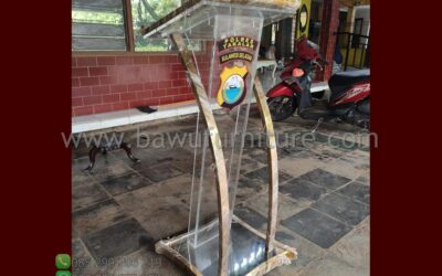 Podium Pidato Polres Takalar Sulawesi Selatan Minimalis